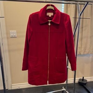 Michaels Women's Vibrant Red Teddy Jacket